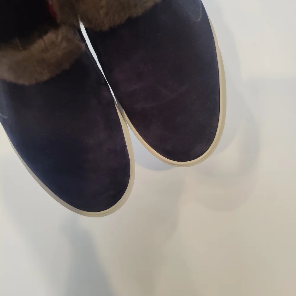 M. GEMI The Cerchio Shearling Sneakers Slip-On - Picture 6 of 8